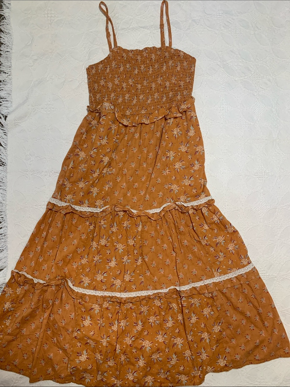 Sundress with floral pattern